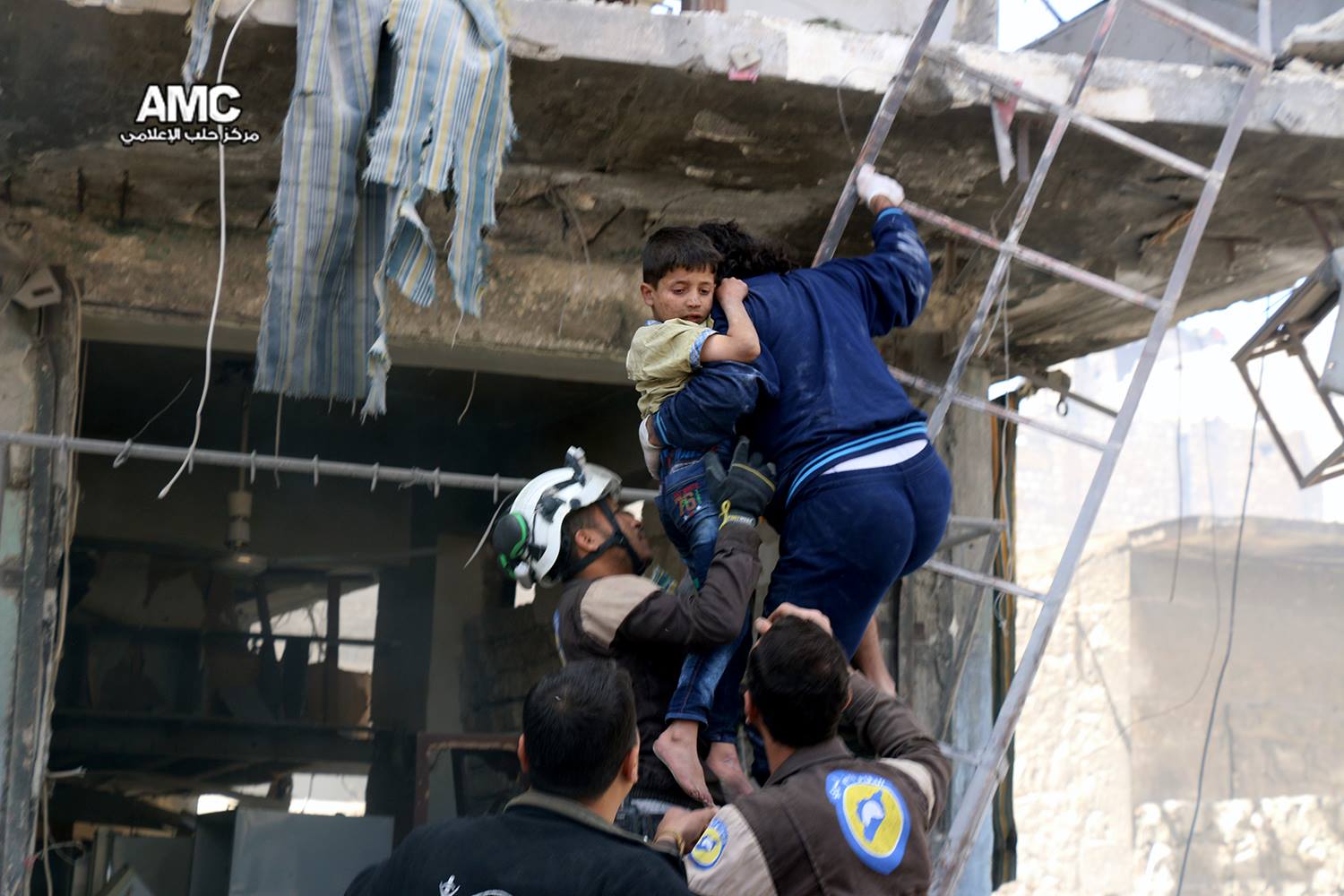 Aleppo. 23 April 2016. Photo:Thare Mohammed/AMC