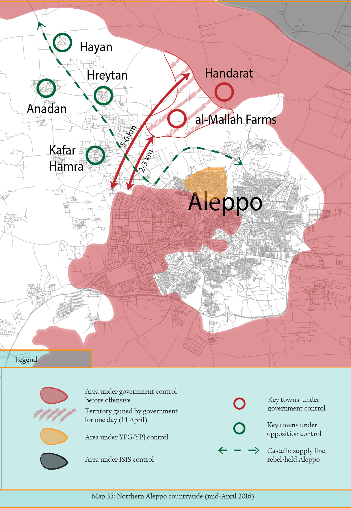 MAP 35 Aleppo mid-April