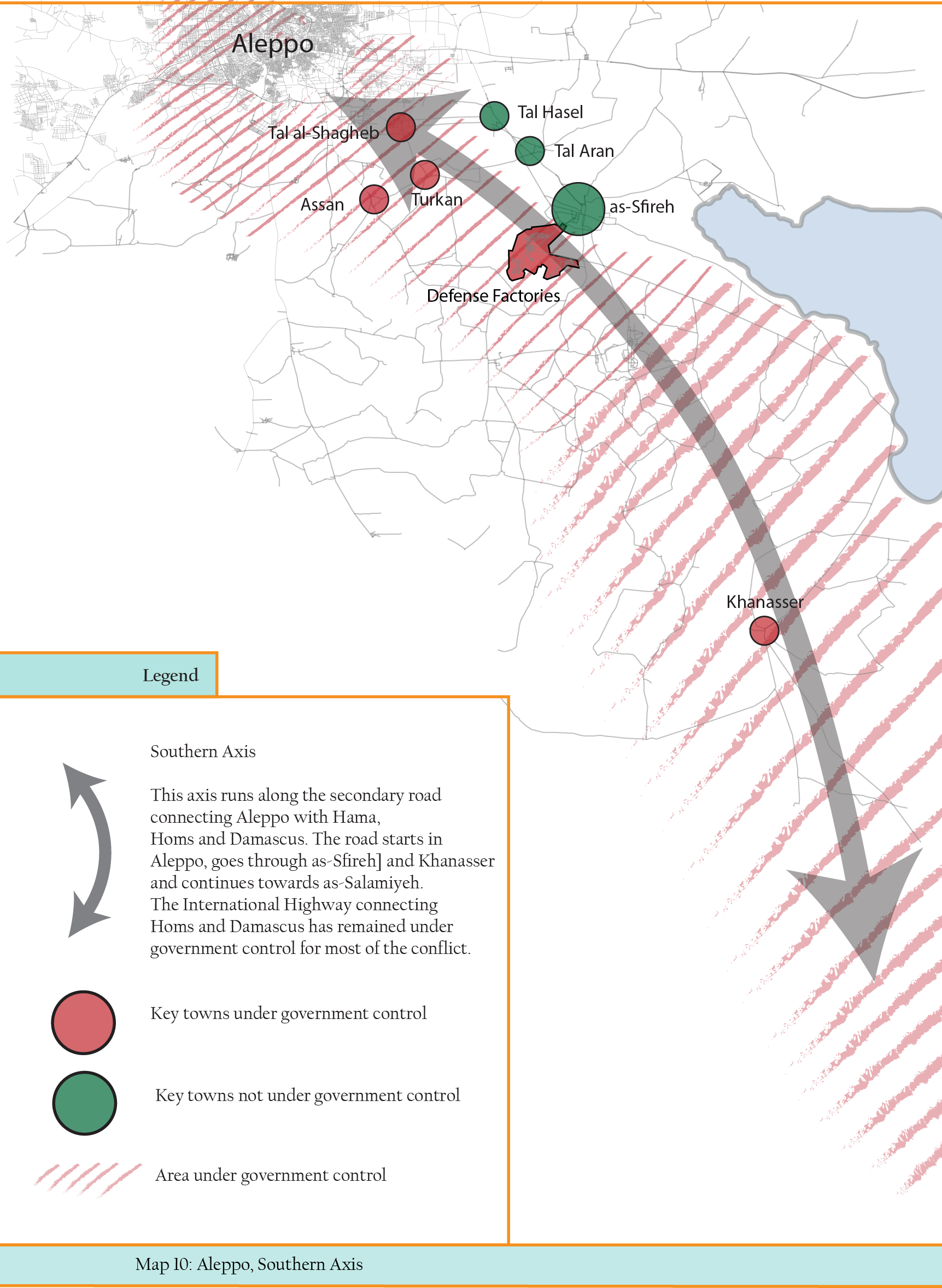 Map 10 Southern Axis