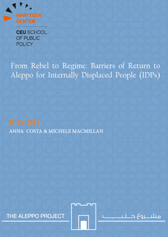 From Rebel to Regime: Barriers of Return to Aleppo for Internally Displaced People (IDPs)